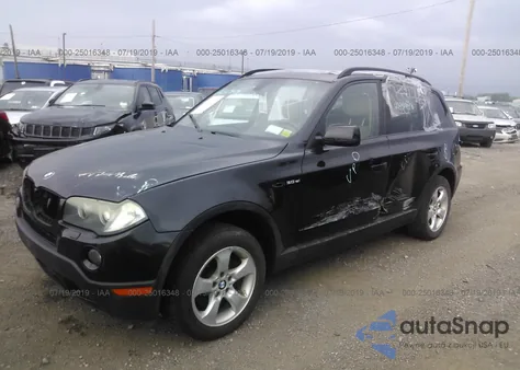 2007 BMW X3 3.0Si from USA, damaged, VIN WBXPC934X7WJ00772